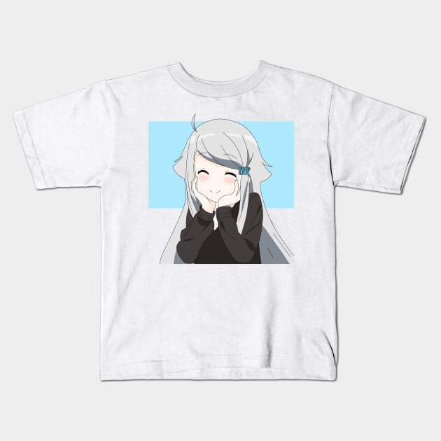 Kazuko Hashima Kids T-Shirt by Senpaih